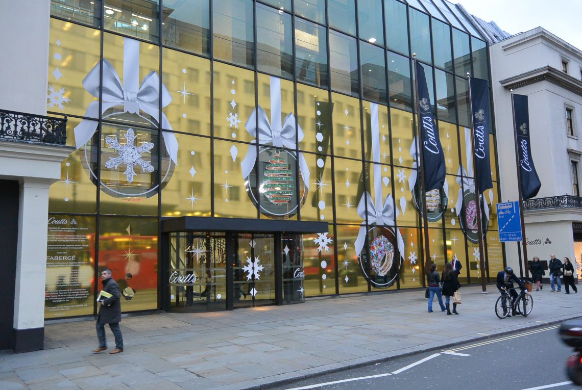 Large window graphics for Coutts