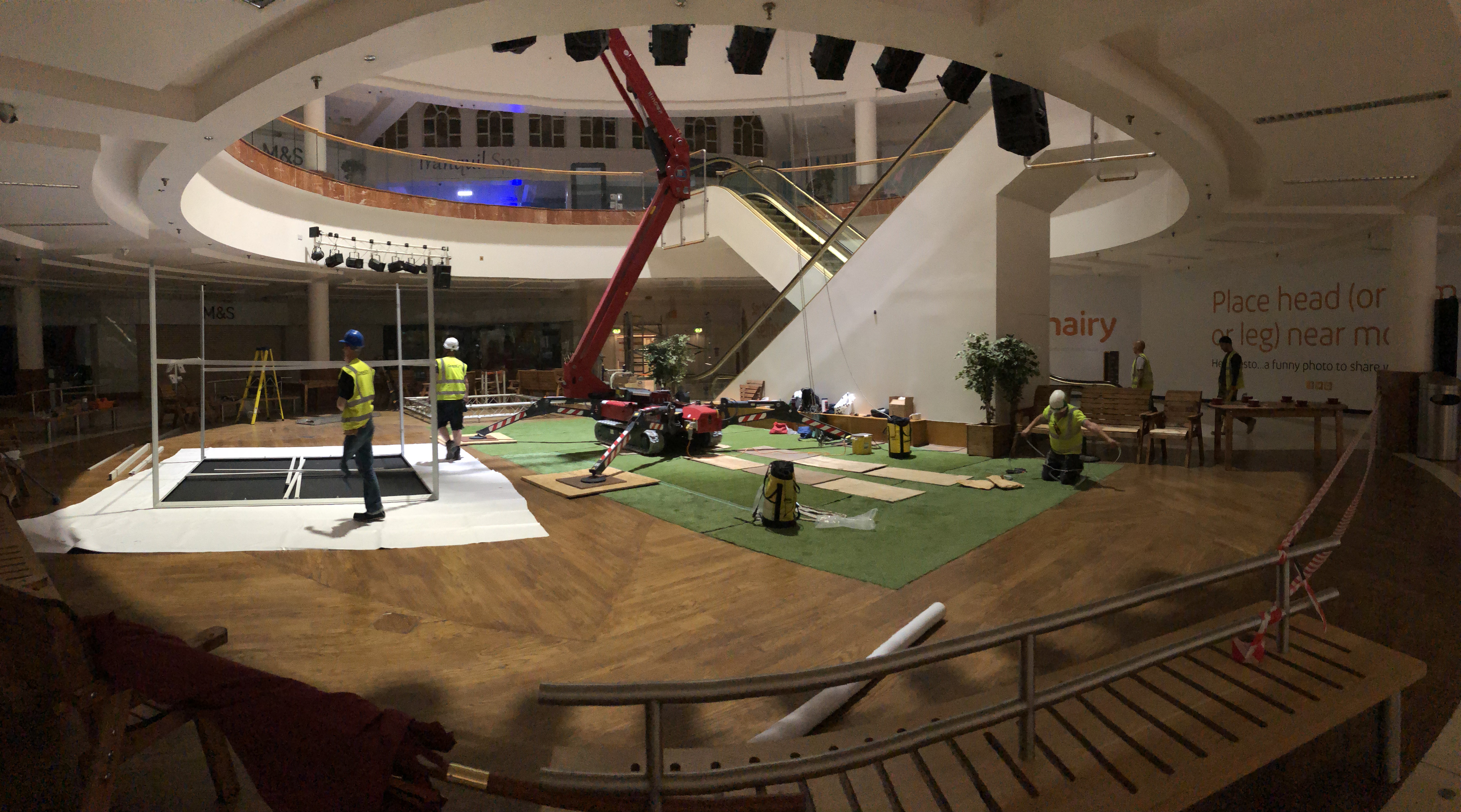 Intu printing installation