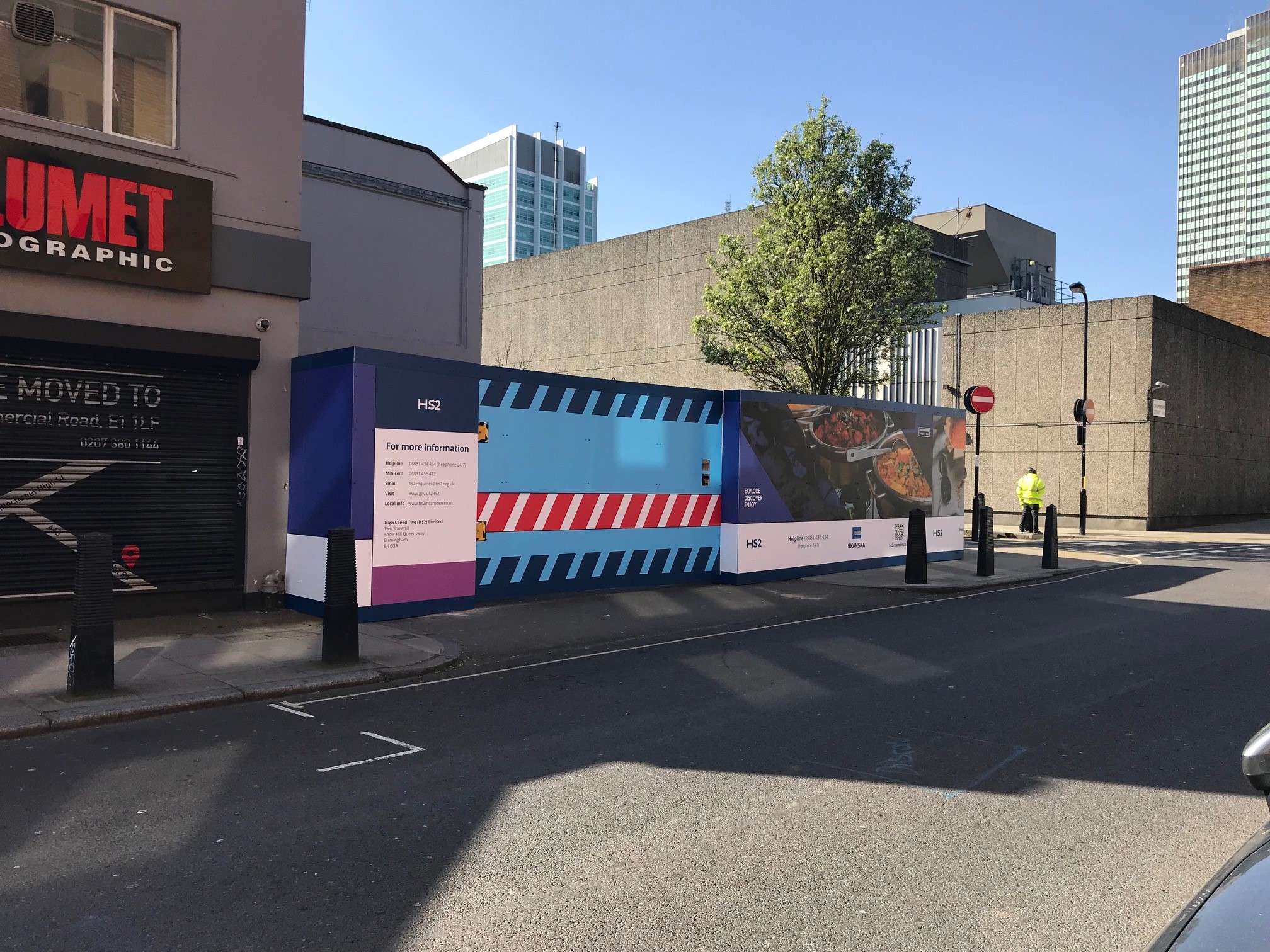 Drummond street hoardings