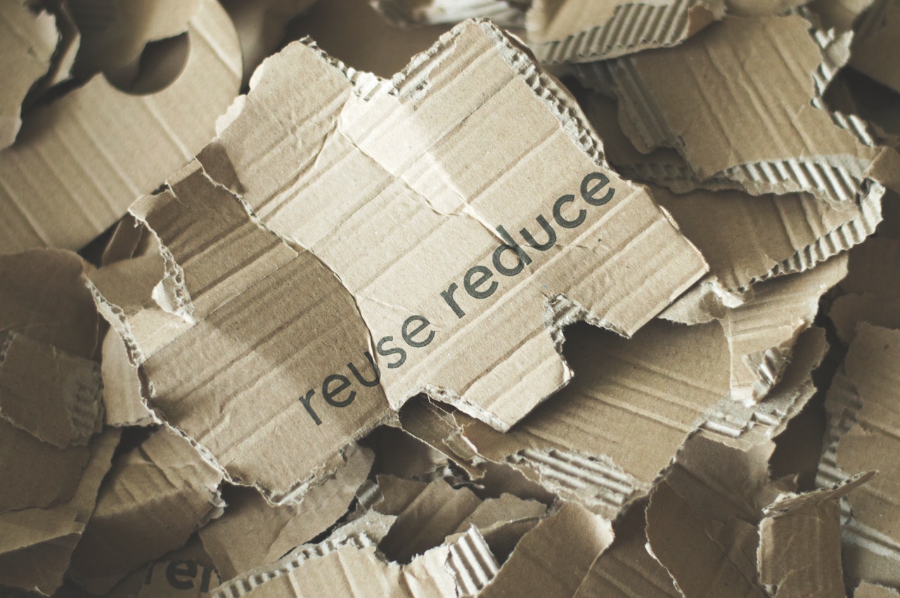 reduce reuse recycle on card