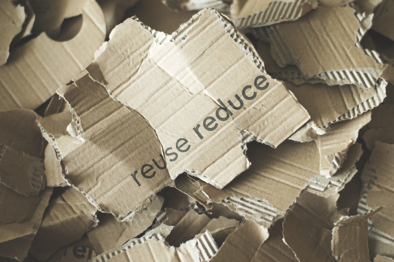 recycling cardboard