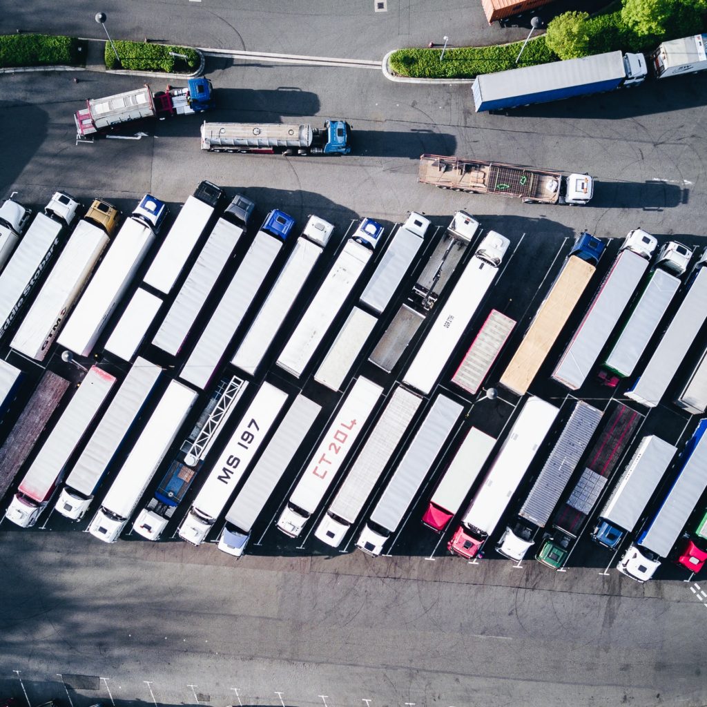 Trucks from above